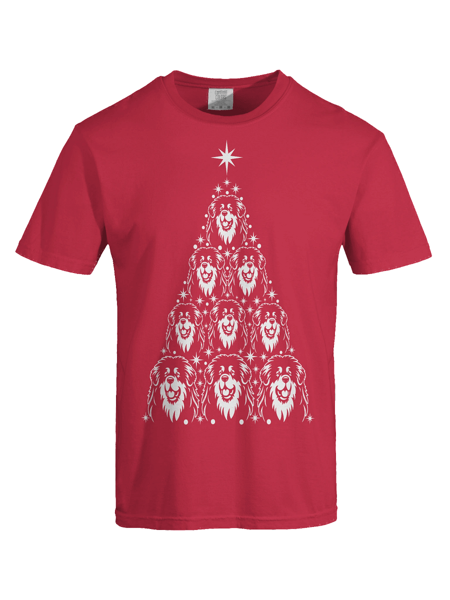 Tibetan Mastiff Christmas Tree T-Shirt product image (37)