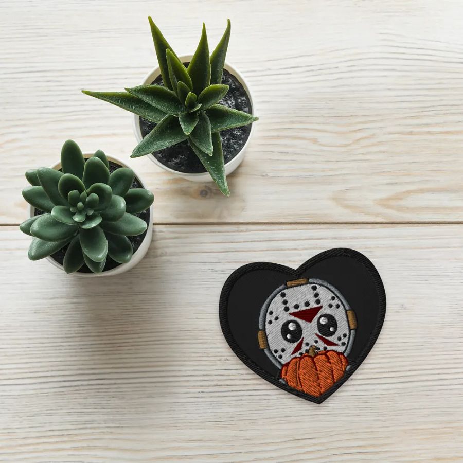 Pumpkin Horror Embroidered Patch product image (4)
