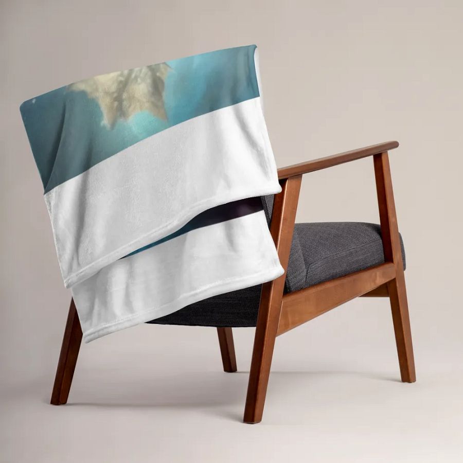 Dragon With Baby Throw Blanket product image (15)