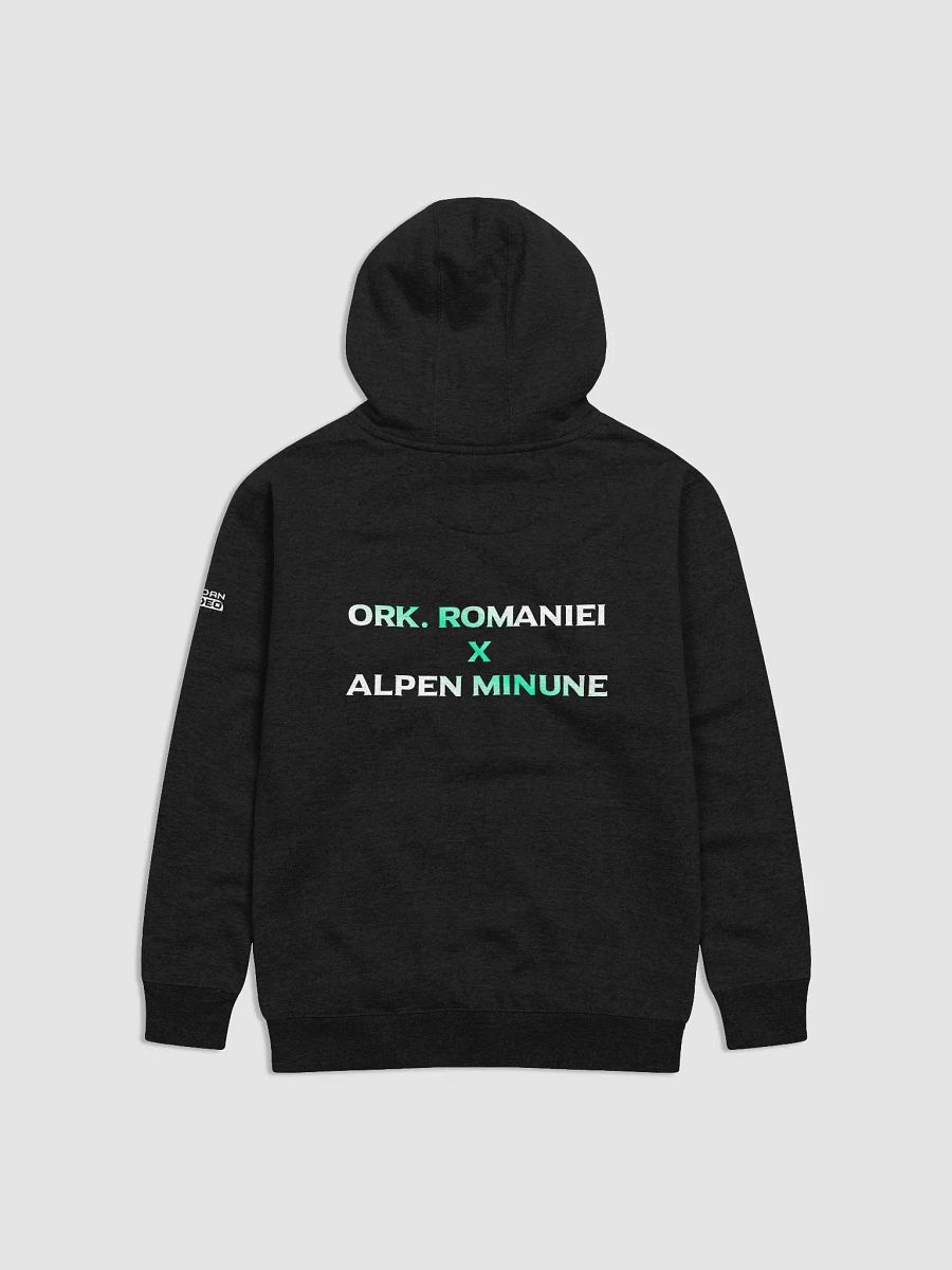 Hanorac Negru Unisex Ork. Romaniei X Alpen Minune V2 Premium Hoodie product image (1)