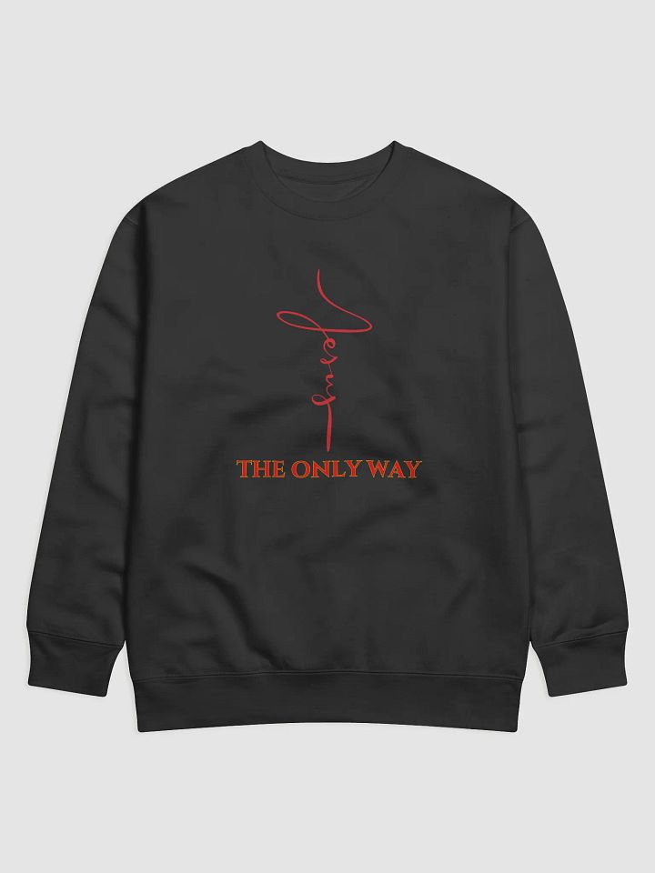 Jesus The Only Way Premium Sweatshirt product image (1)