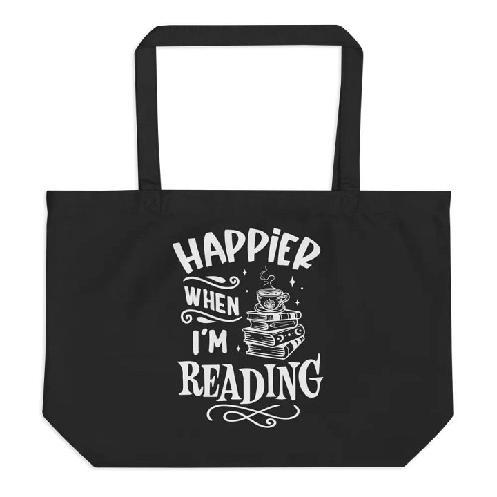 Happier When I'm Reading Bag product image (1)