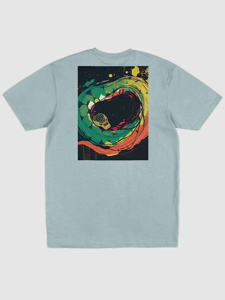 image on both sides, beautiful python Premium Heavyweight Tee product image (2)