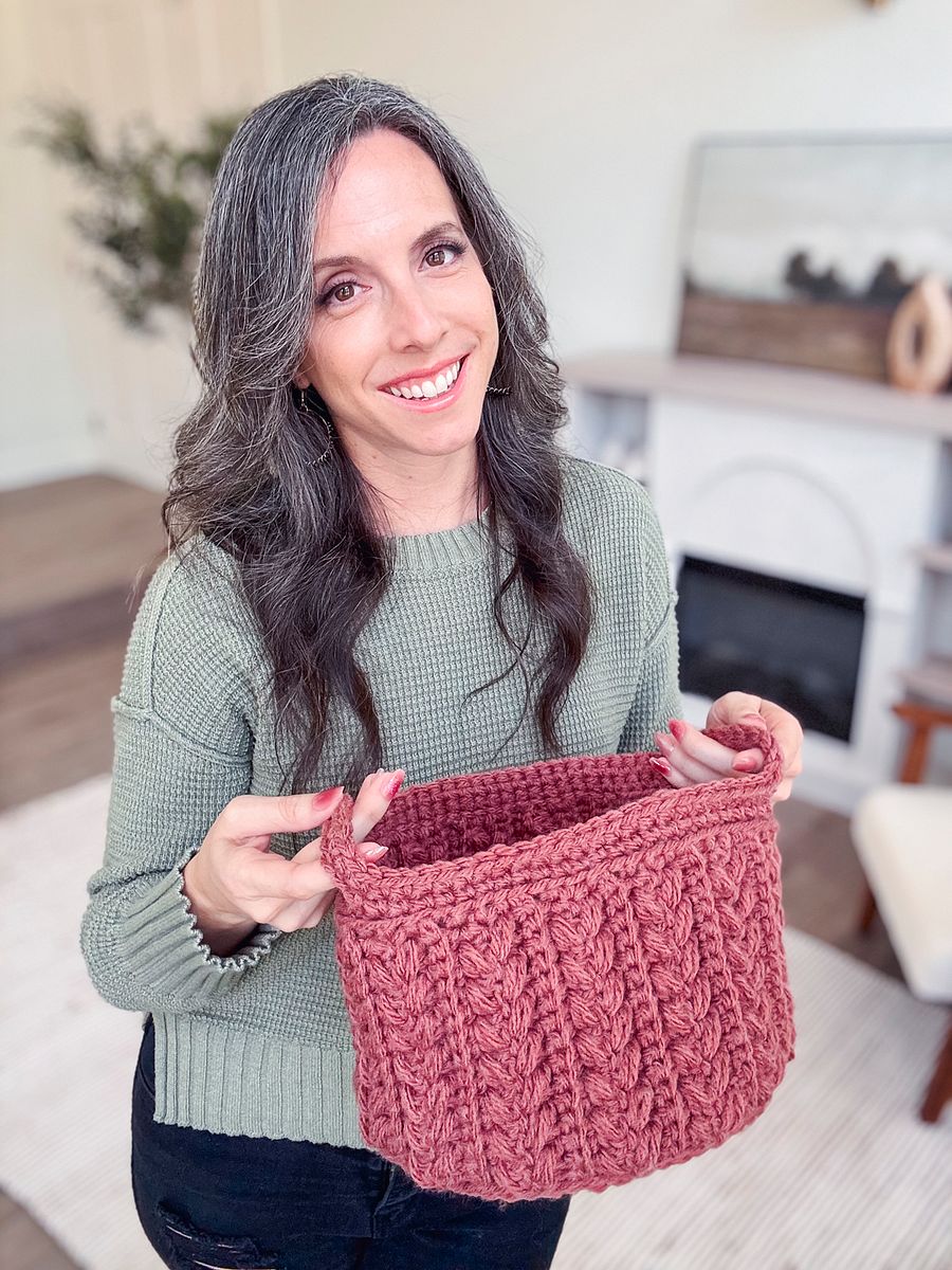 Wheat Stitch Nesting Baskets Pattern (4 Sizes) product image (3)