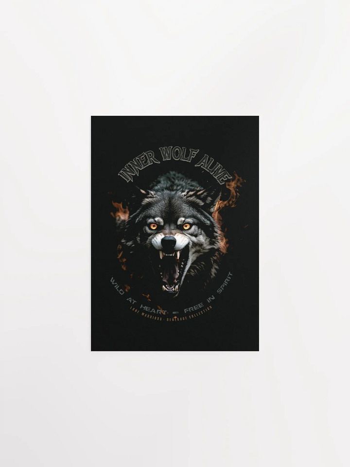 Inner Wolf is alive! ( Matte Paper Poster ) product image (1)