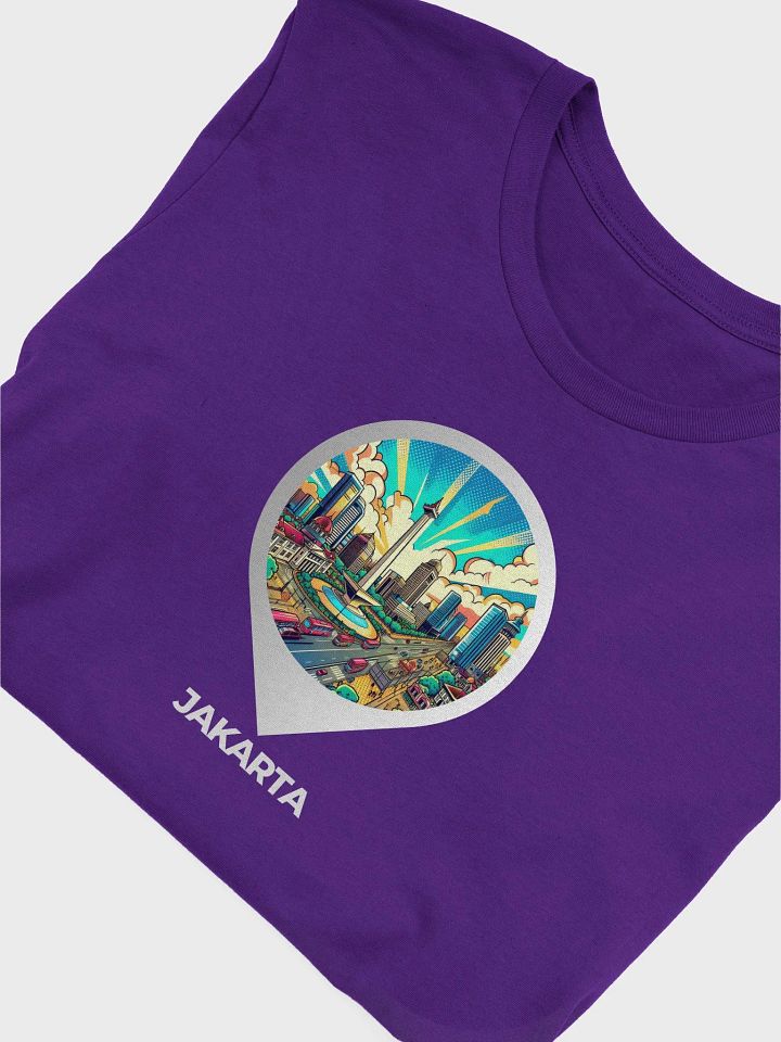 Bella+Canvas Supersoft T-Shirt | AI Design Jakarta city product image (1)