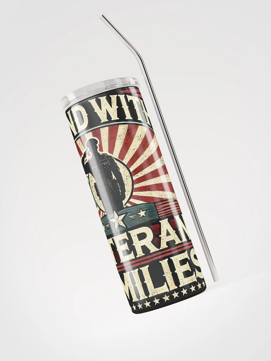 Patriotic Salute Stainless Steel Tumbler product image (3)