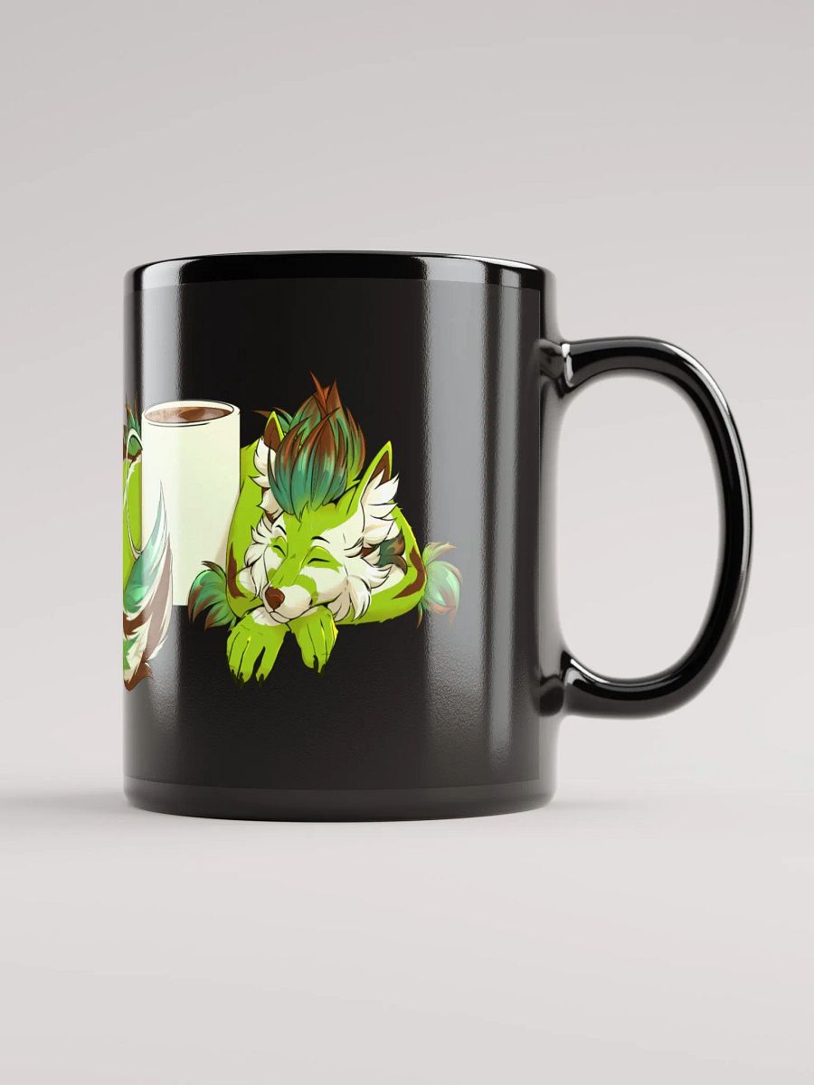 11oz Coffee Avocado Emblem Mug - Black product image (1)