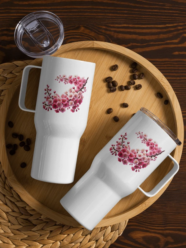 Cherry Blossom - Travel Mug with Handle product image (3)