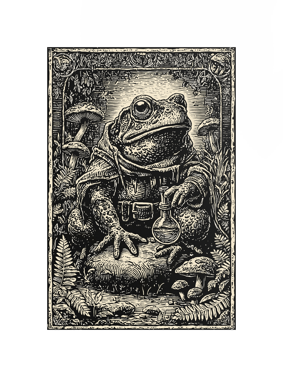 Frog Alchemist – Tiny Heroes Poster product image (1)