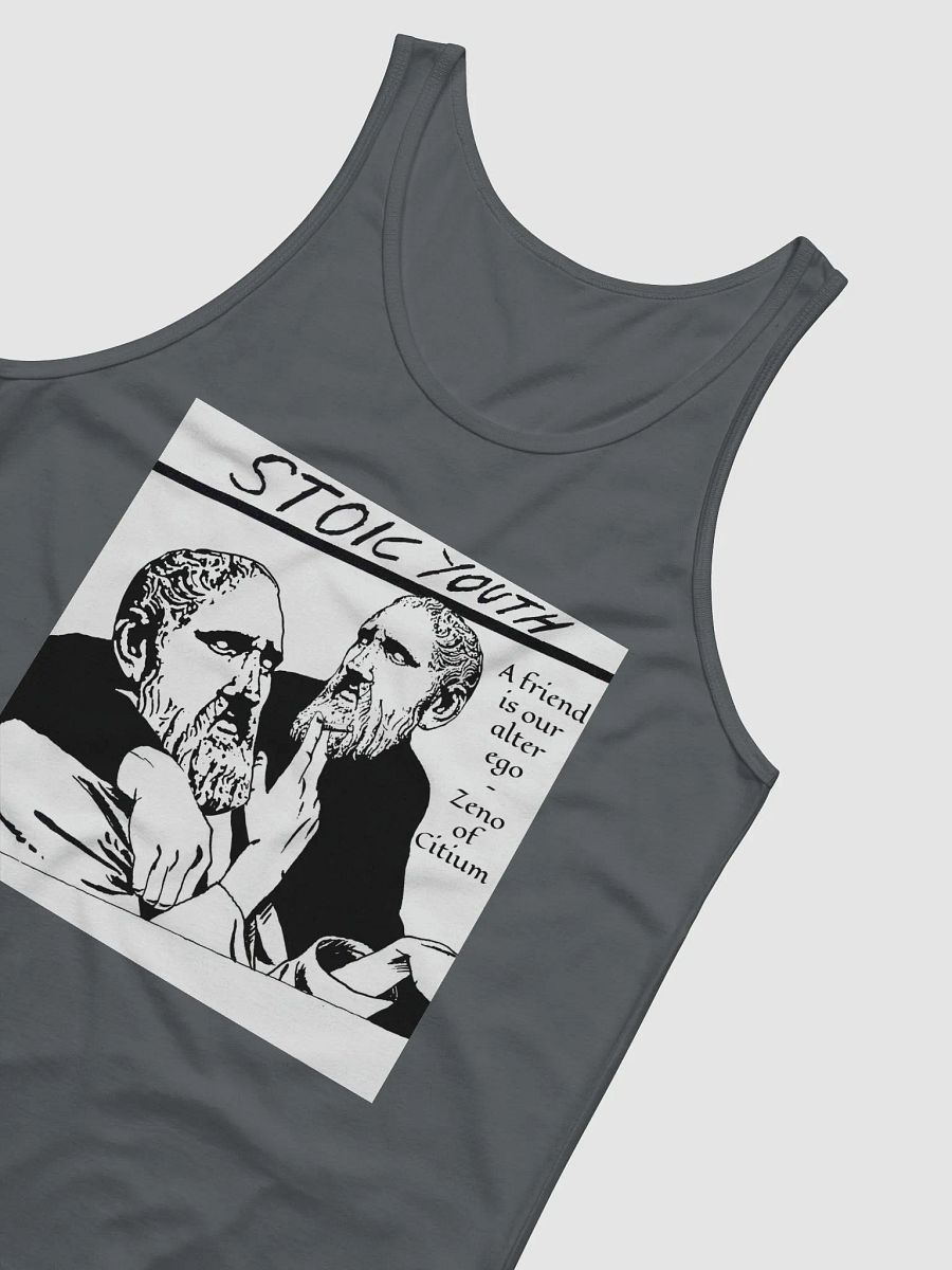 Stoic Youth Zeno of Citium quote Bella+Canvas Jersey Tank product image (4)
