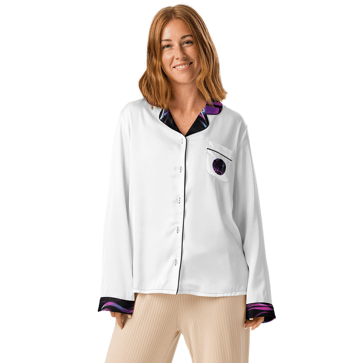 Bold & Mysterious Long Sleeve Pajama Shirt product image (1)