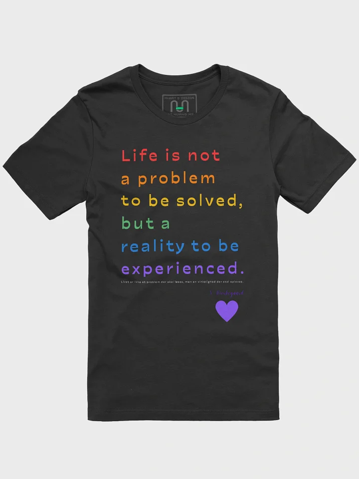 Embrace the Experience – Kierkegaard's Wisdom on Life - Bella+Canvas Supersoft T-Shirt product image (1)