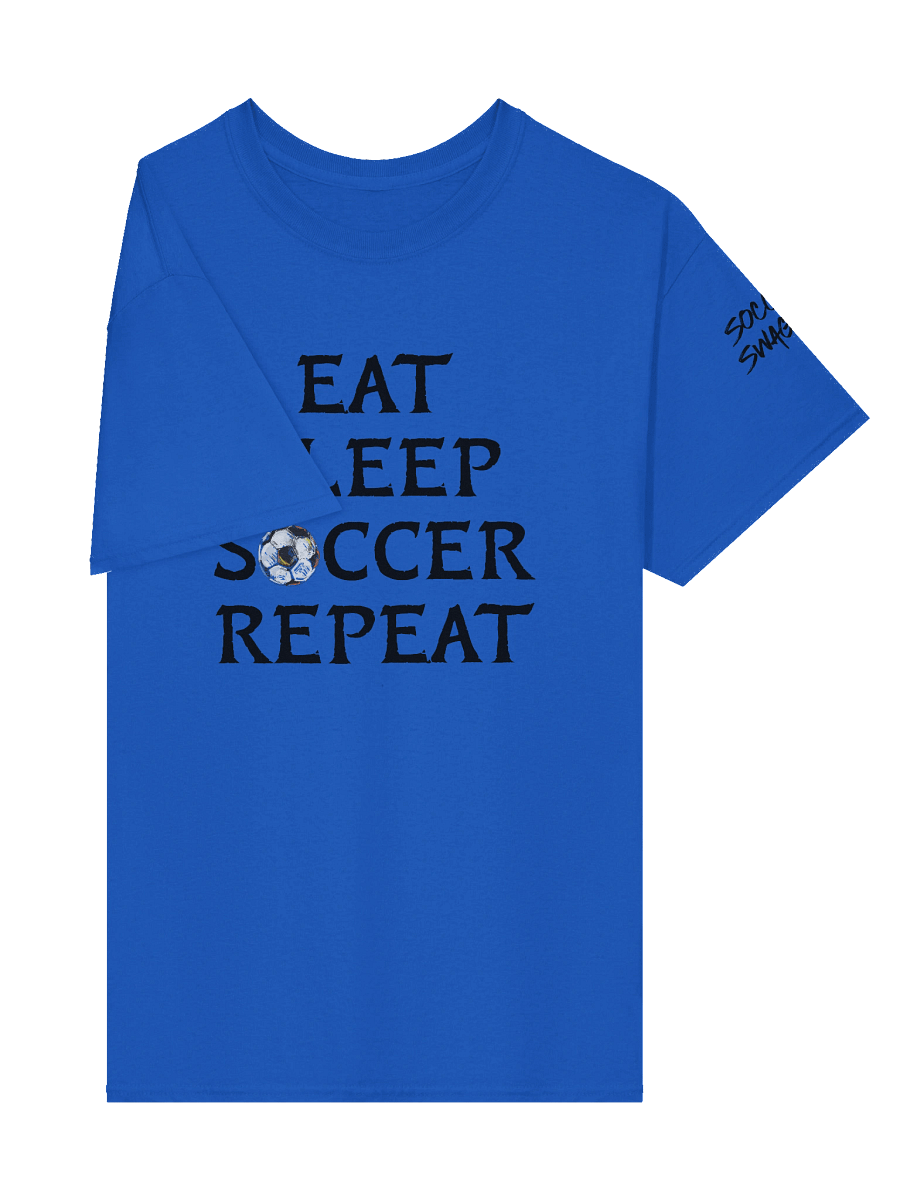 Eat Sleep Soccer Repeat Black Print Tee product image (4)