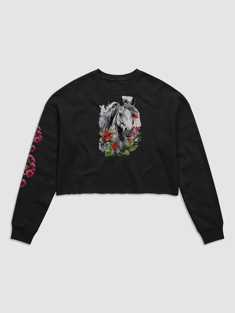 Petals in Pink Crop Sweatshirt product image (1)