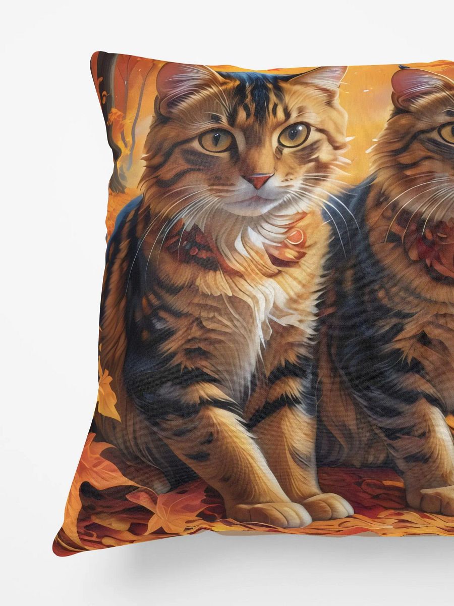 Autumn Feline Harmony Pillow product image (5)