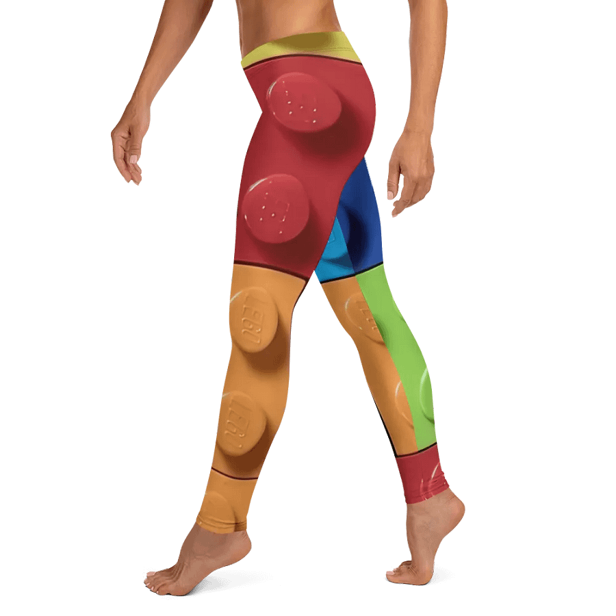 Colorful Interlocking Brick Leggings product image (10)