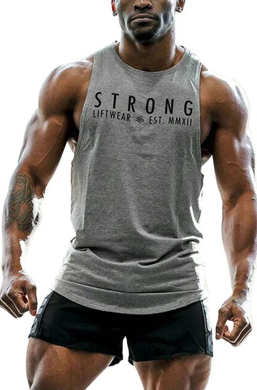 Mens Tank Tops Gym Muscle Tee Fitness Workout Bodybuilding Shirt Sleeveless Vest product image (5)