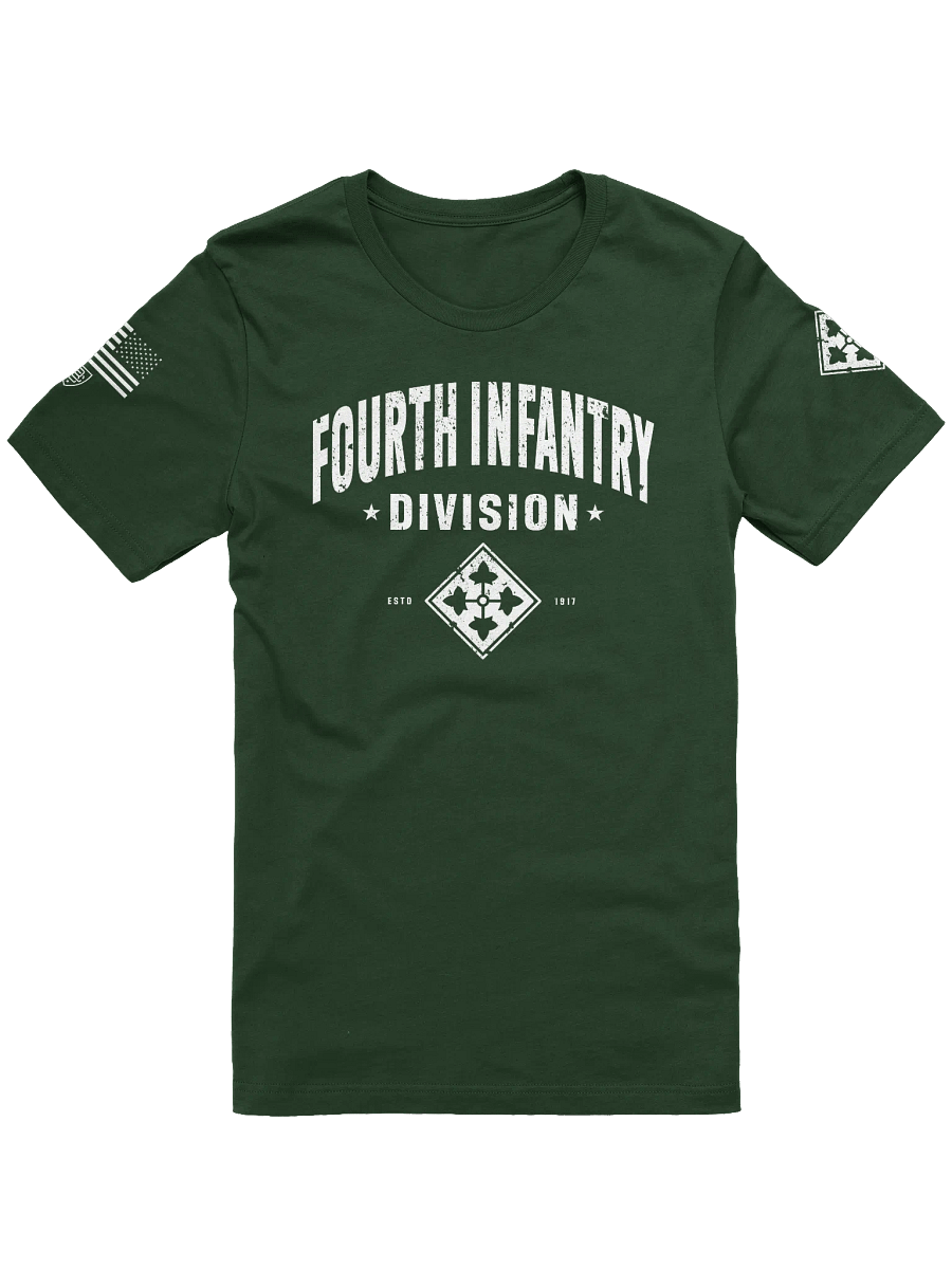 4th Infantry Division - Ivy Division "Distressed" T-Shirt product image (6)
