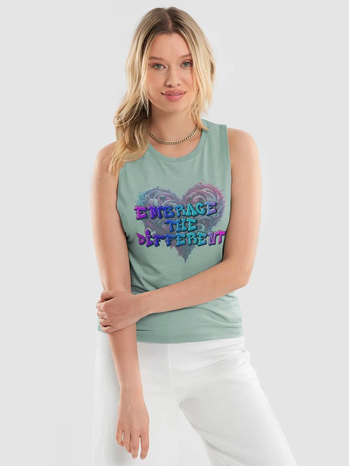 Embrace the Different - Bella + Canvas Women's Flowy Muscle Tank product image (2)