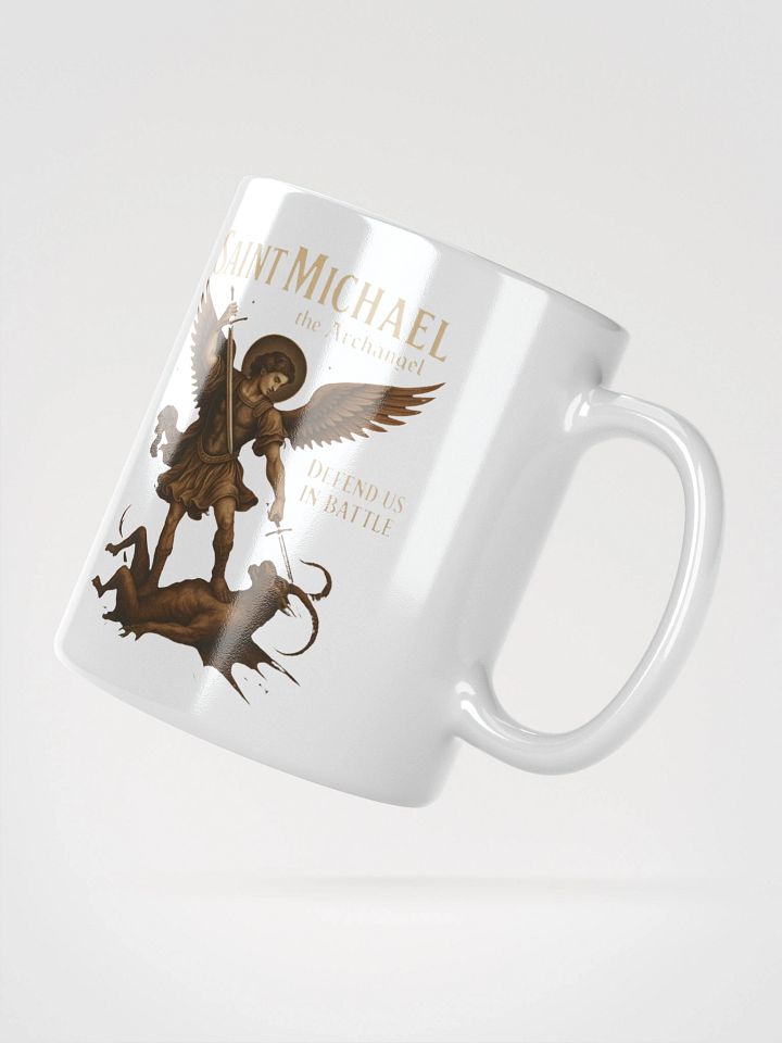 St Michael Defend Us In Battle Mug product image (4)