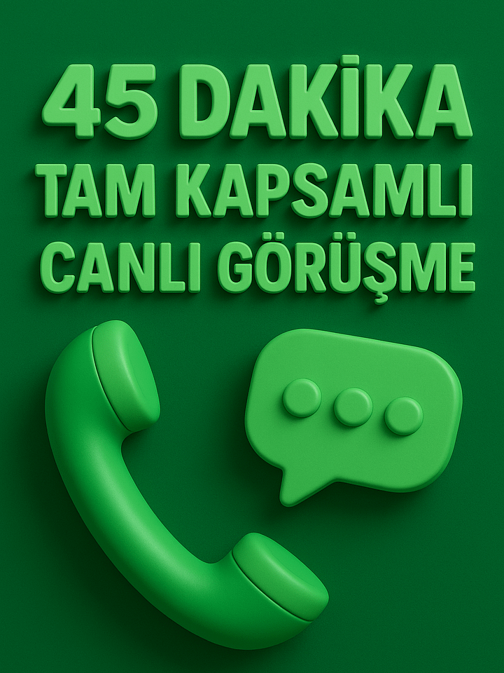 45 Dakika - Bireysel Danışmanlık product image (1)