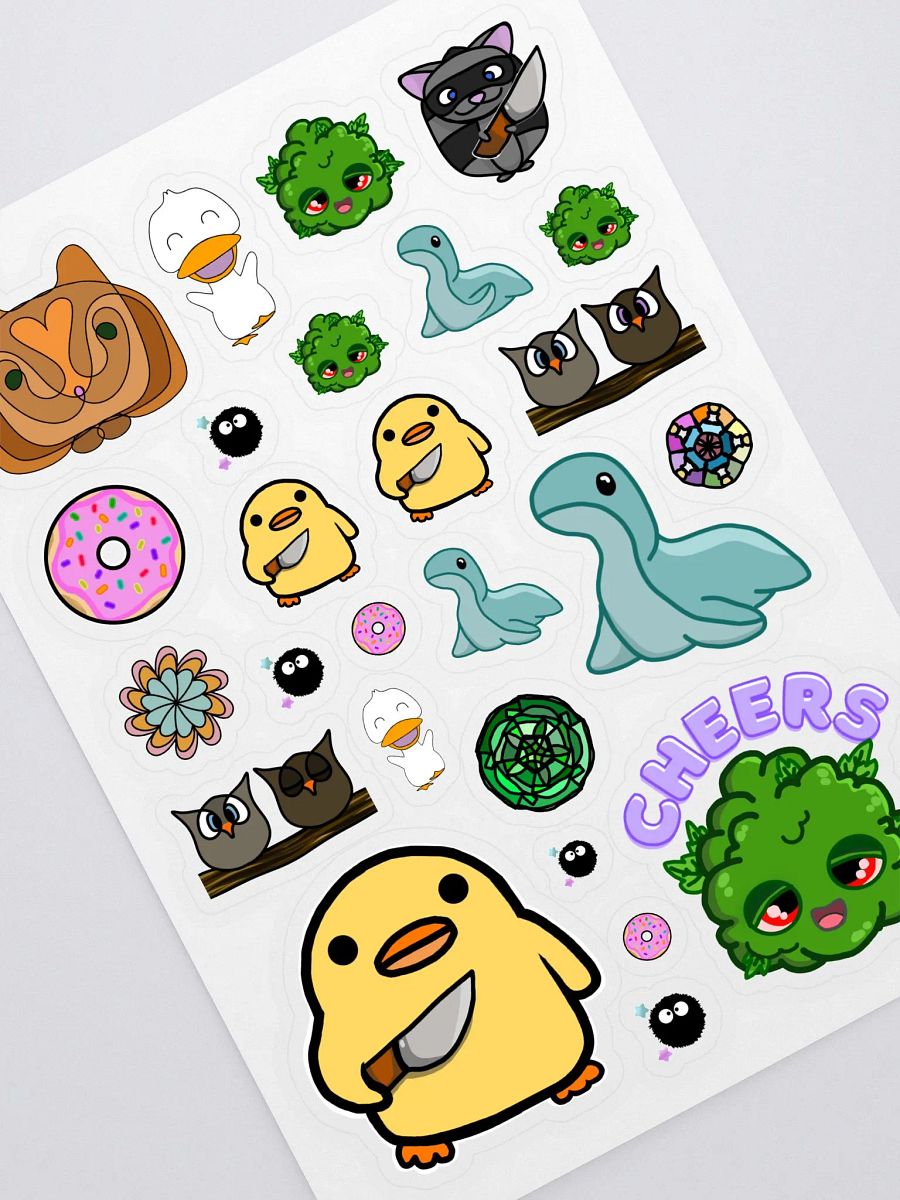 Whimsical Character Sticker Sheet product image (1)