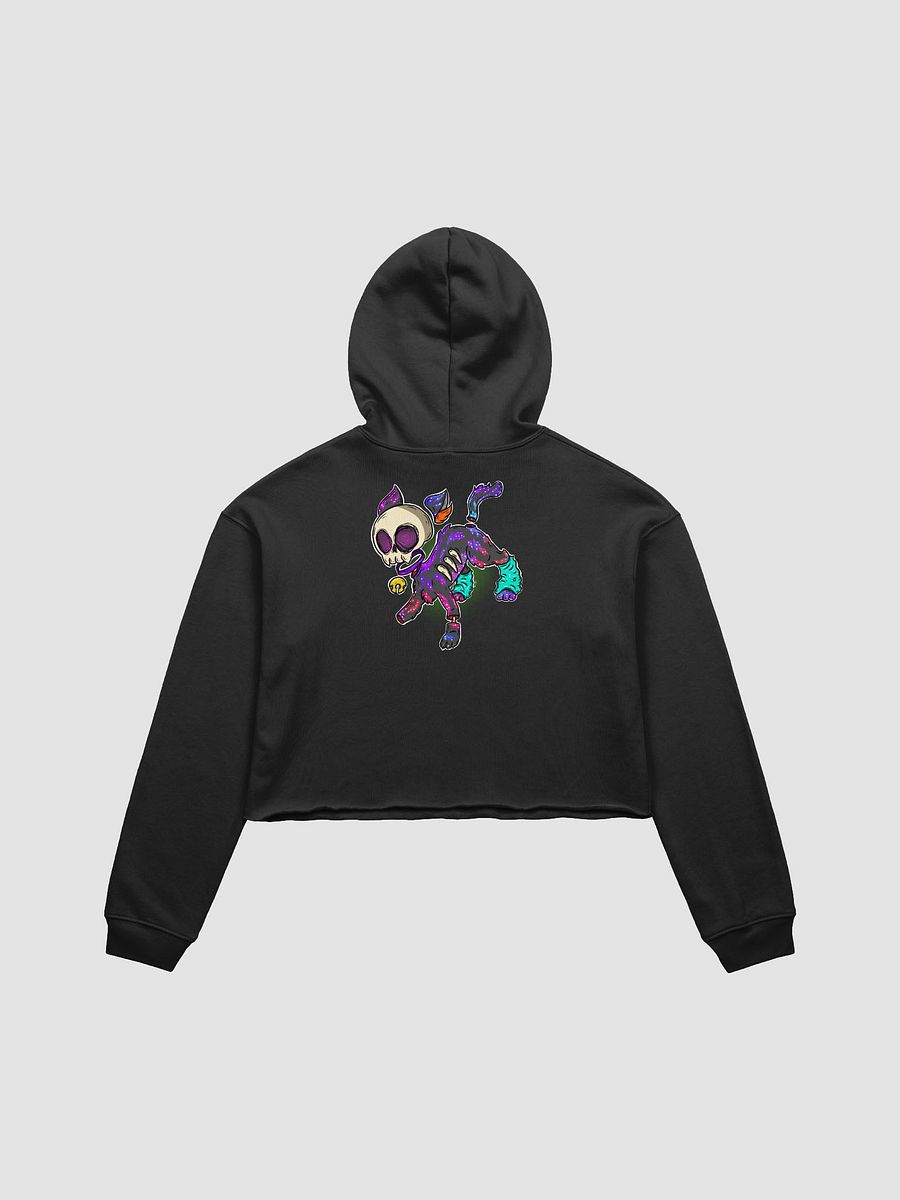 Skull Cat Cropped Hoodie product image (2)