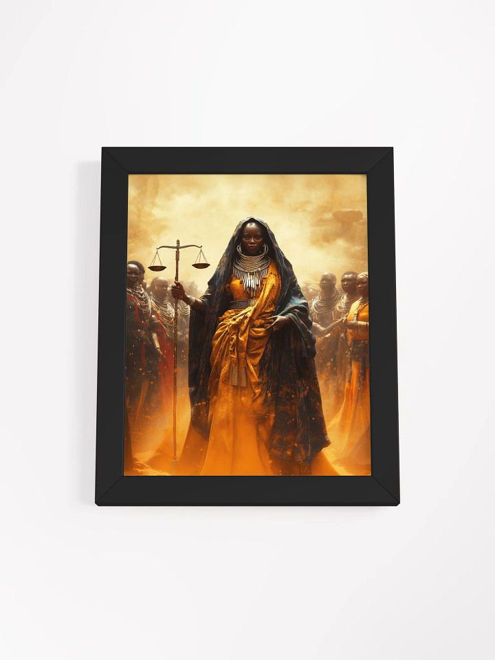 The African Great Mother: Guardian of Strength and Morality - Framed Matte Poster product image (6)