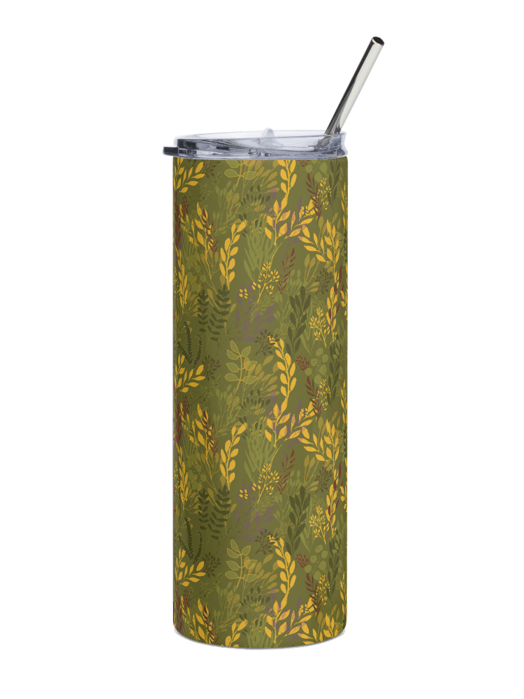 “Moving Meadows” 20-Ounce Stainless Steel Tumbler with Straw product image (12)