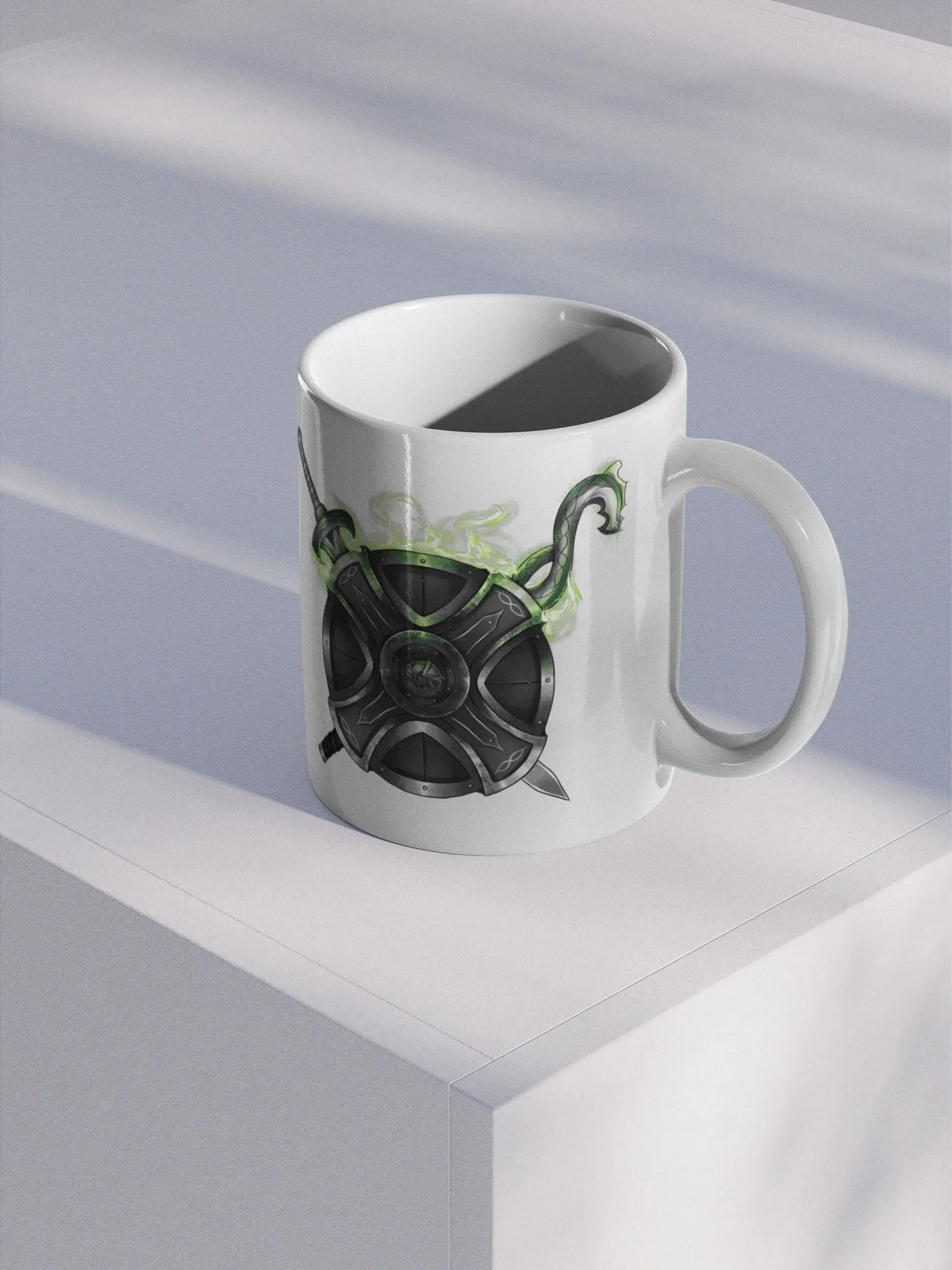 #Armory White Glossy Mug product image (2)