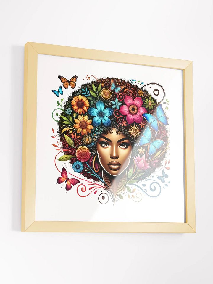 VEDENS Floral Framed in Ayous Wood product image (2)