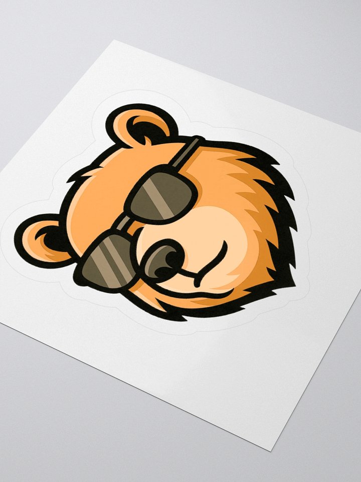 Lazy Chill Bear Sticker product image (2)