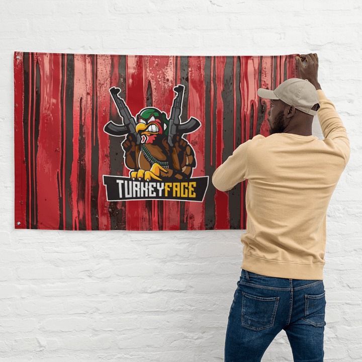 TurkeyFace War Flag product image (2)
