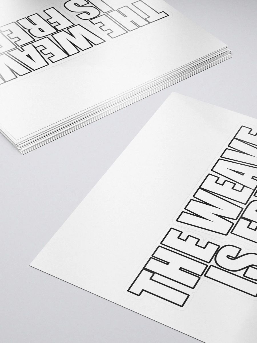 The Weave Is Free (Sticker) product image (5)