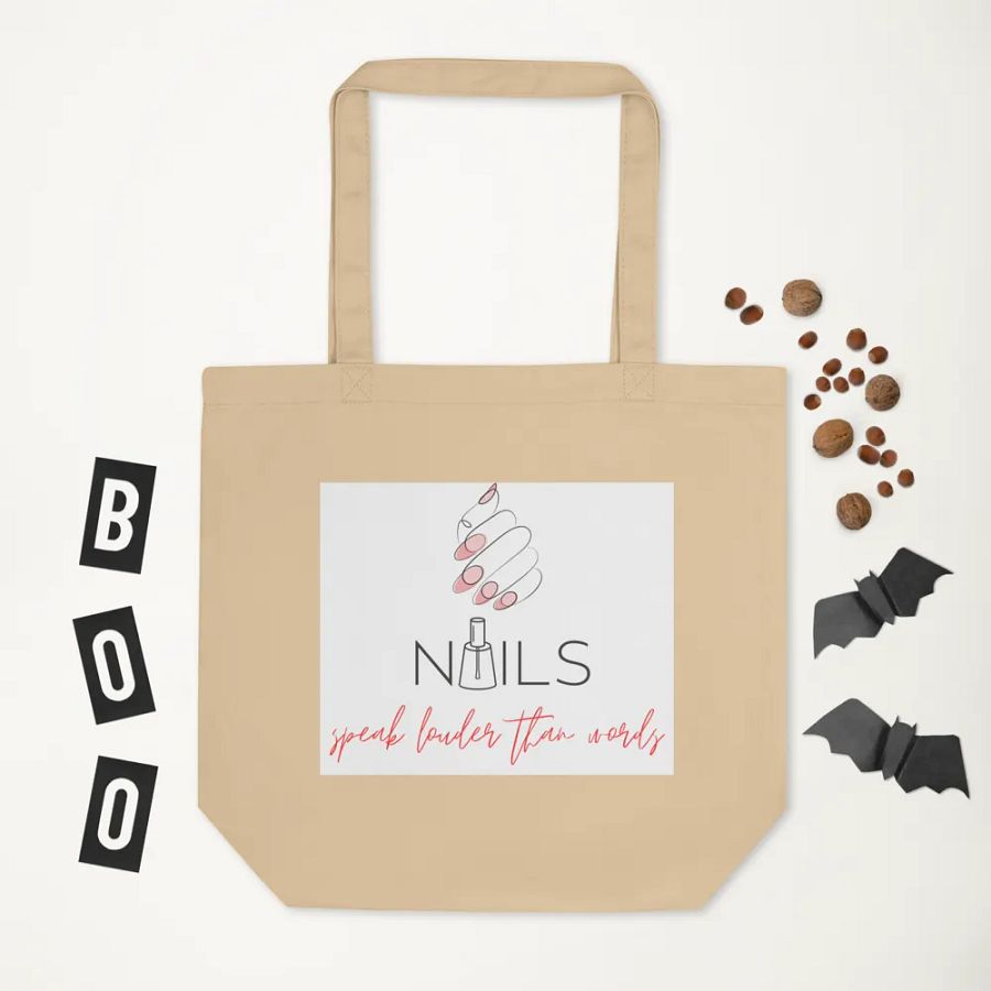 Nail Speak Louder Tote: Eco-Friendly Fashion Statement product image (6)
