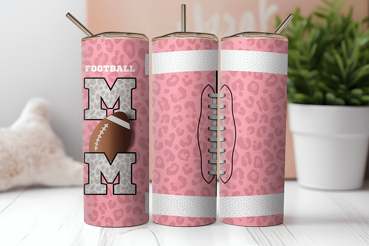 Game Day Glam Tumbler: For the Ultimate Football Mom! product image (8)