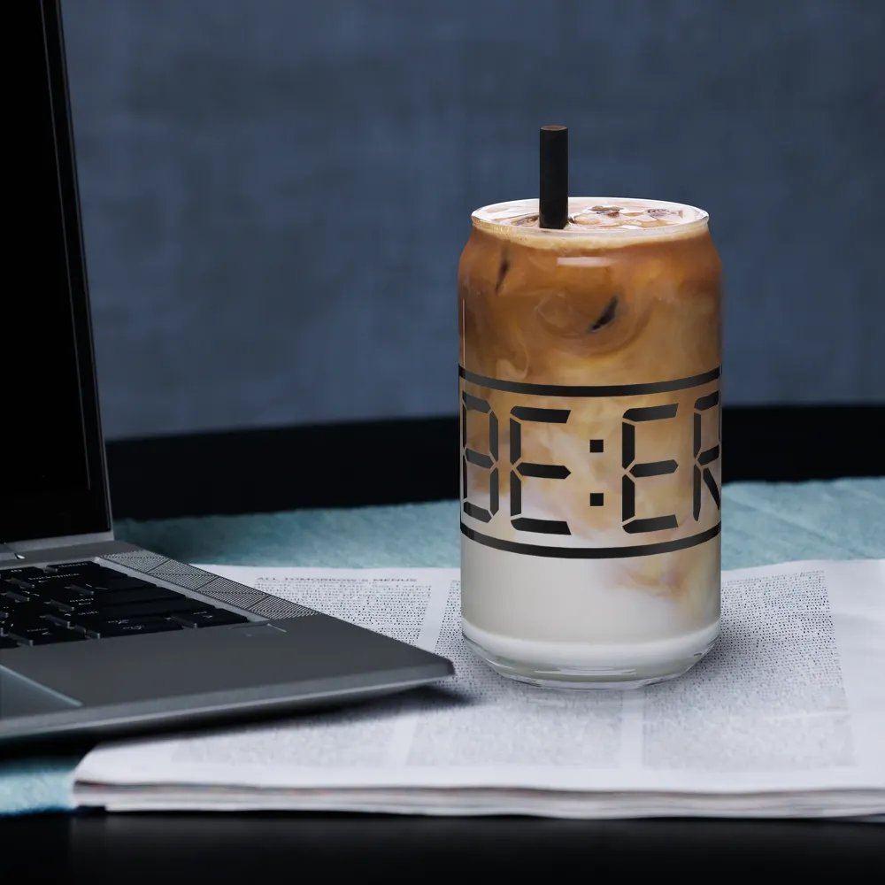 Beer O'Clock Beer Can Shaped Glass product image (1)