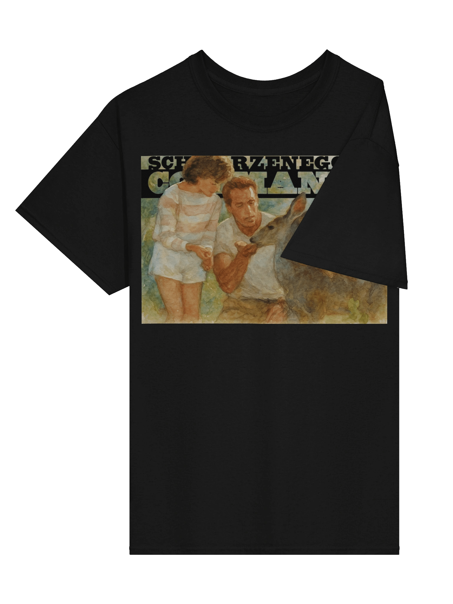 Commando inspired Feeding A Deer T-Shirt product image (29)