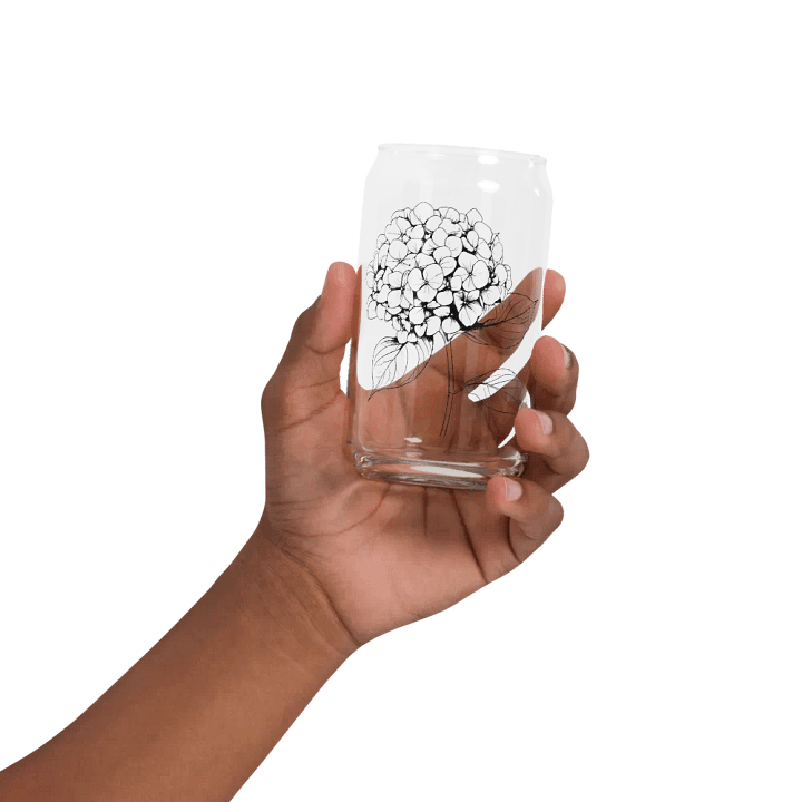 Hydrangea Sleek Can-Shaped Glassware product image (2)