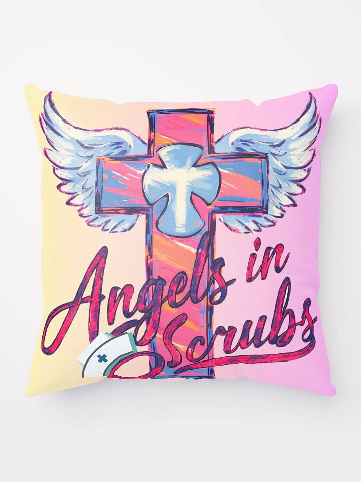 Angels In Scrubs Nurse Pillow product image (1)