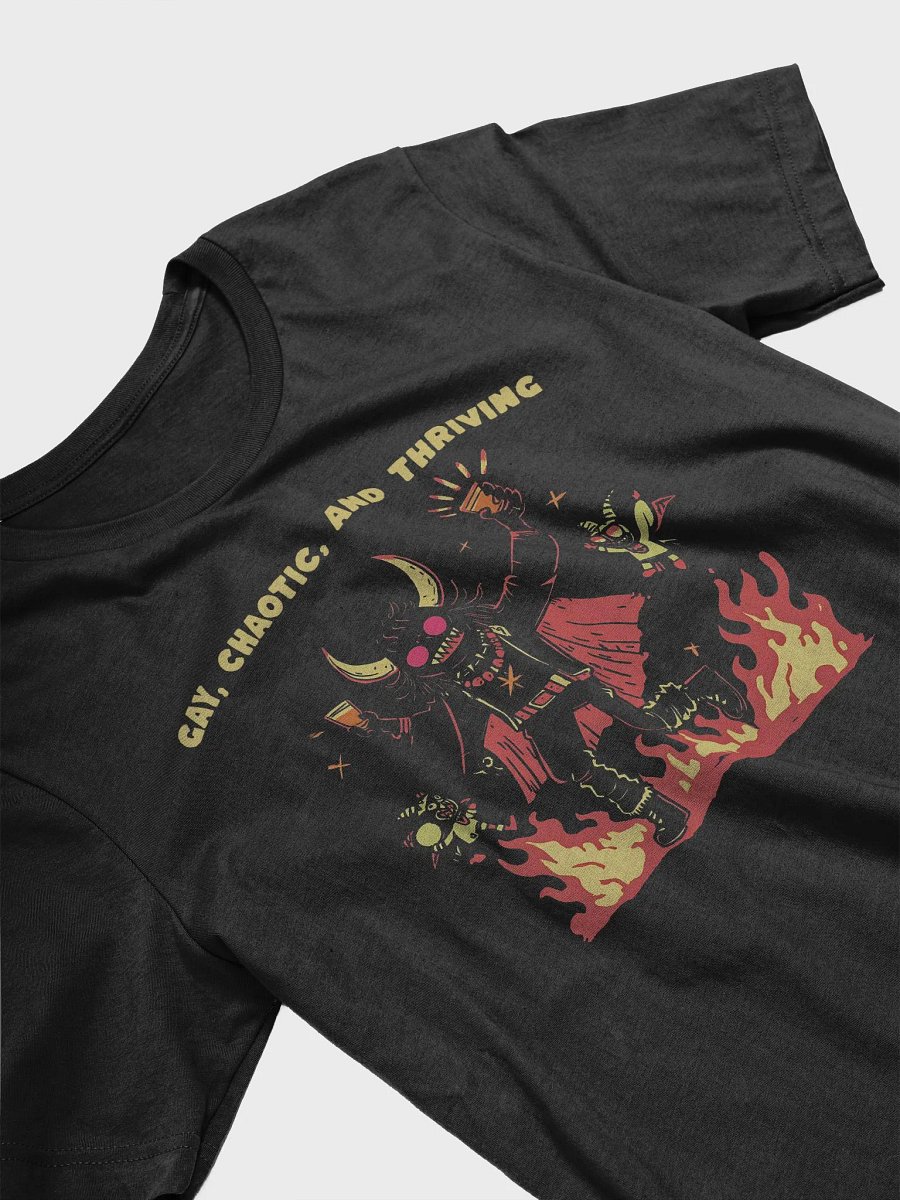 Gay, Chaotic, and Thriving Demon Party Unisex T-Shirt product image (3)