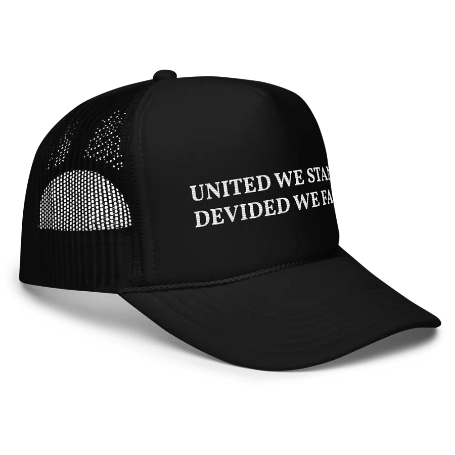 United We Stand Divided We Fall - Embroidered Trucker Cap Hat product image (3)