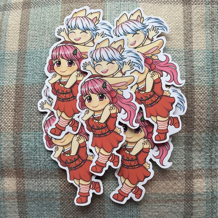 Noelle and Aurora Christmas Sticker product image (2)