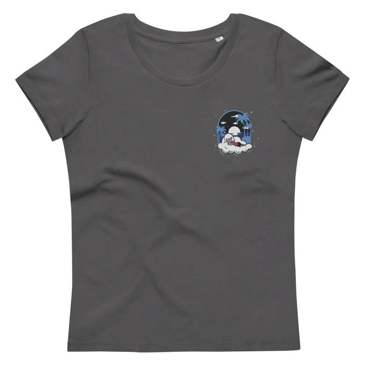 Cloudy Night Women's Fitted Tee Embroidered product image (8)