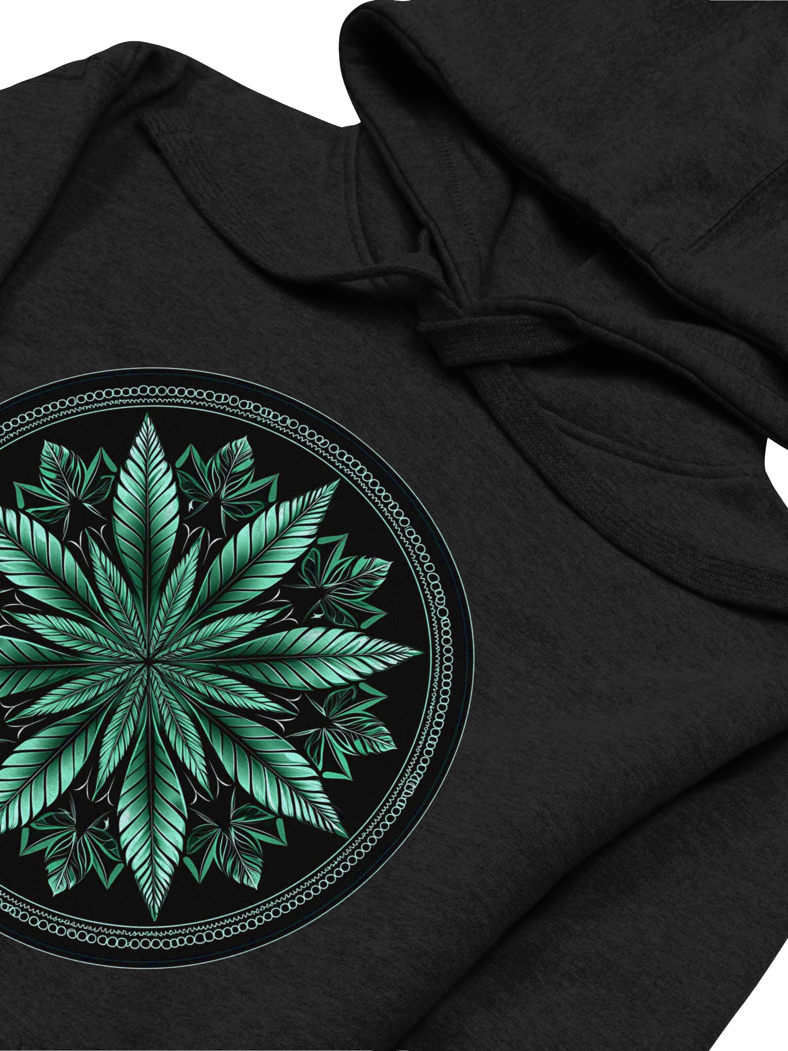 High Vibes Marijuana Mandala Premium Unisex Hoodie product image (2)