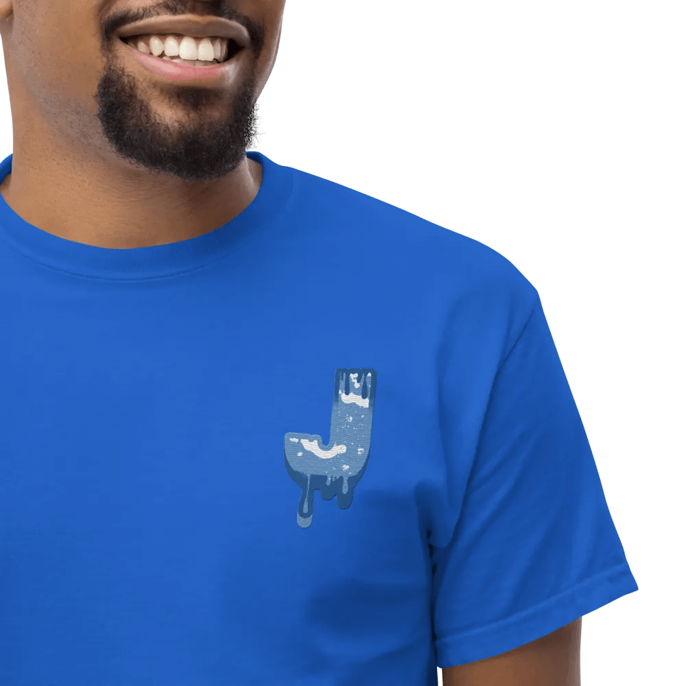 Premium Blue Melting J T-Shirt product image (3)