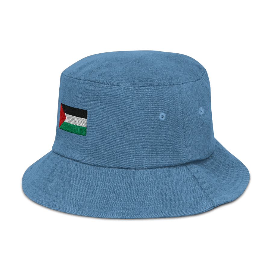 Capstone Denim Bucket Hat | Palestina Flag product image (5)