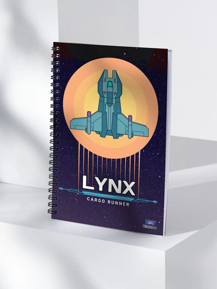 Lynx Cargo Runner Starship | Spiral Notebook product image (4)