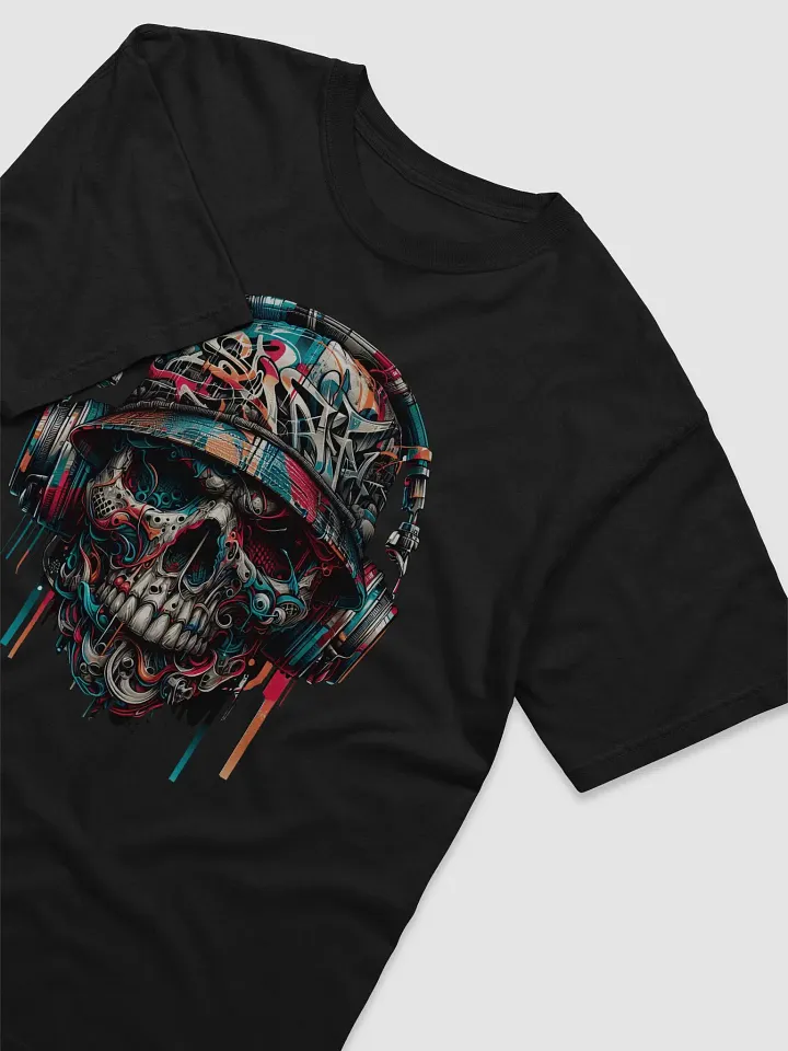 Graffiti Skull DJ T-Shirt product image (1)